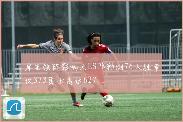 库里缺阵影响大ESPN预测76人胜率仅373勇士高达627